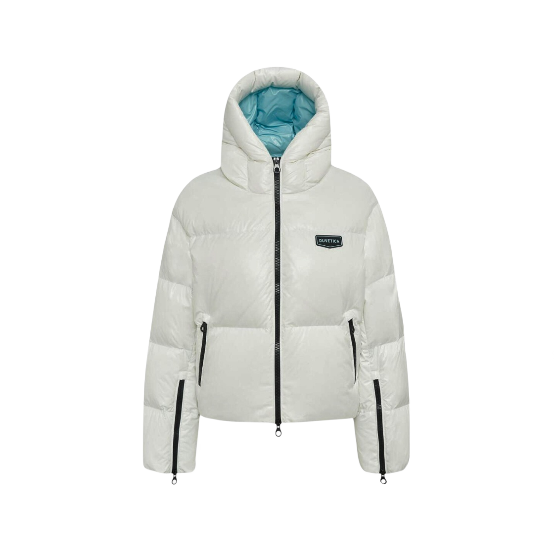 VDDJ25136-WHS (W) Duvetica Bellatrix Signature Hoodie Down Jacket White