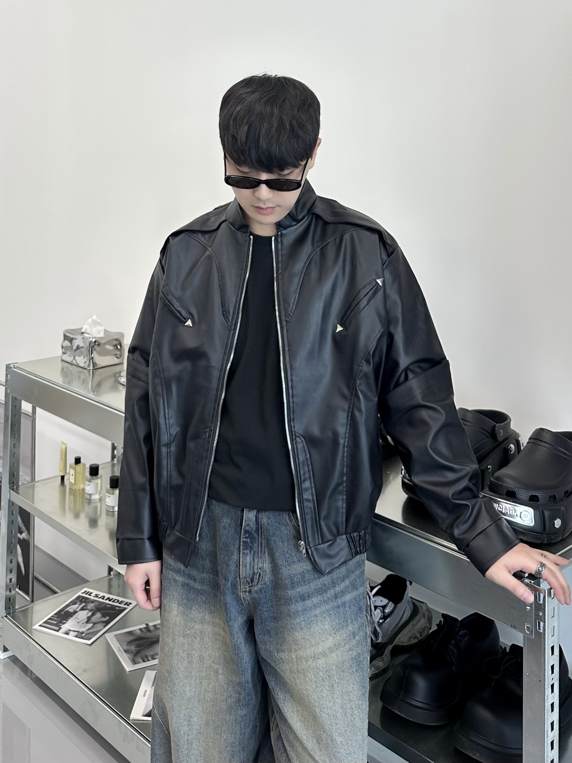 Balenciaga Steroid Derby Black 착용 스타일 - 1