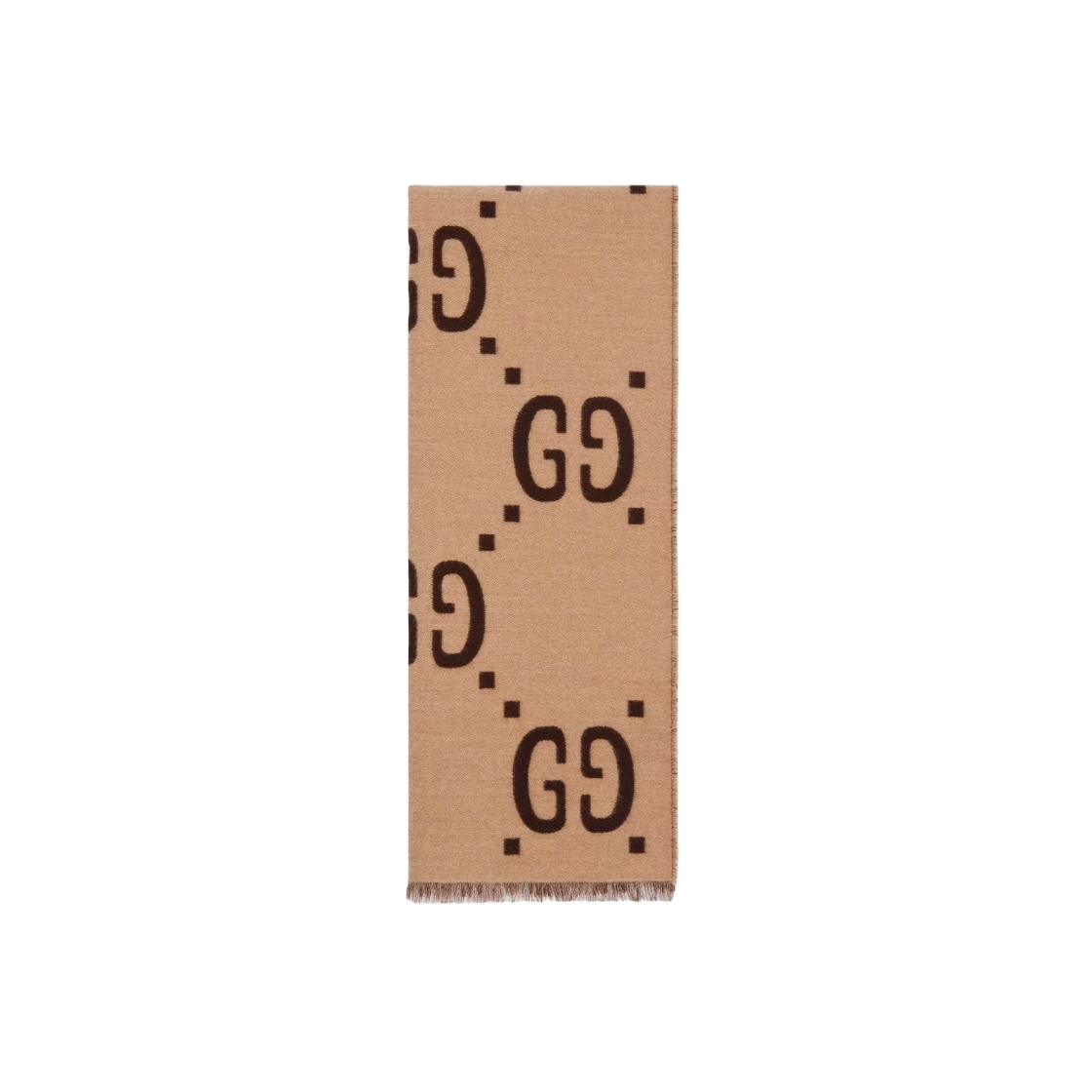 24AW new/GUCCI GGカシミアジャカードグローブ Globe Brown 674275_4GABX_1360_001_100_0000