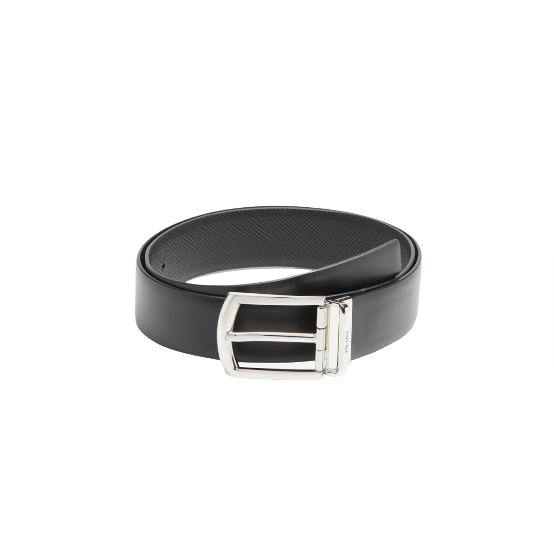 프라다 리버시블 사피아노 레더 벨트 블랙(Prada Reversible Saffiano Leather Belt Black) - 1