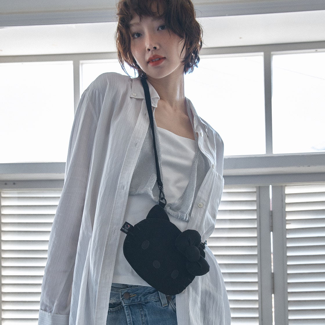 0JSP3CB07BKF [예약 배송] Joseph&Stacey Haze Mini Cross Hello Kitty Black - #3