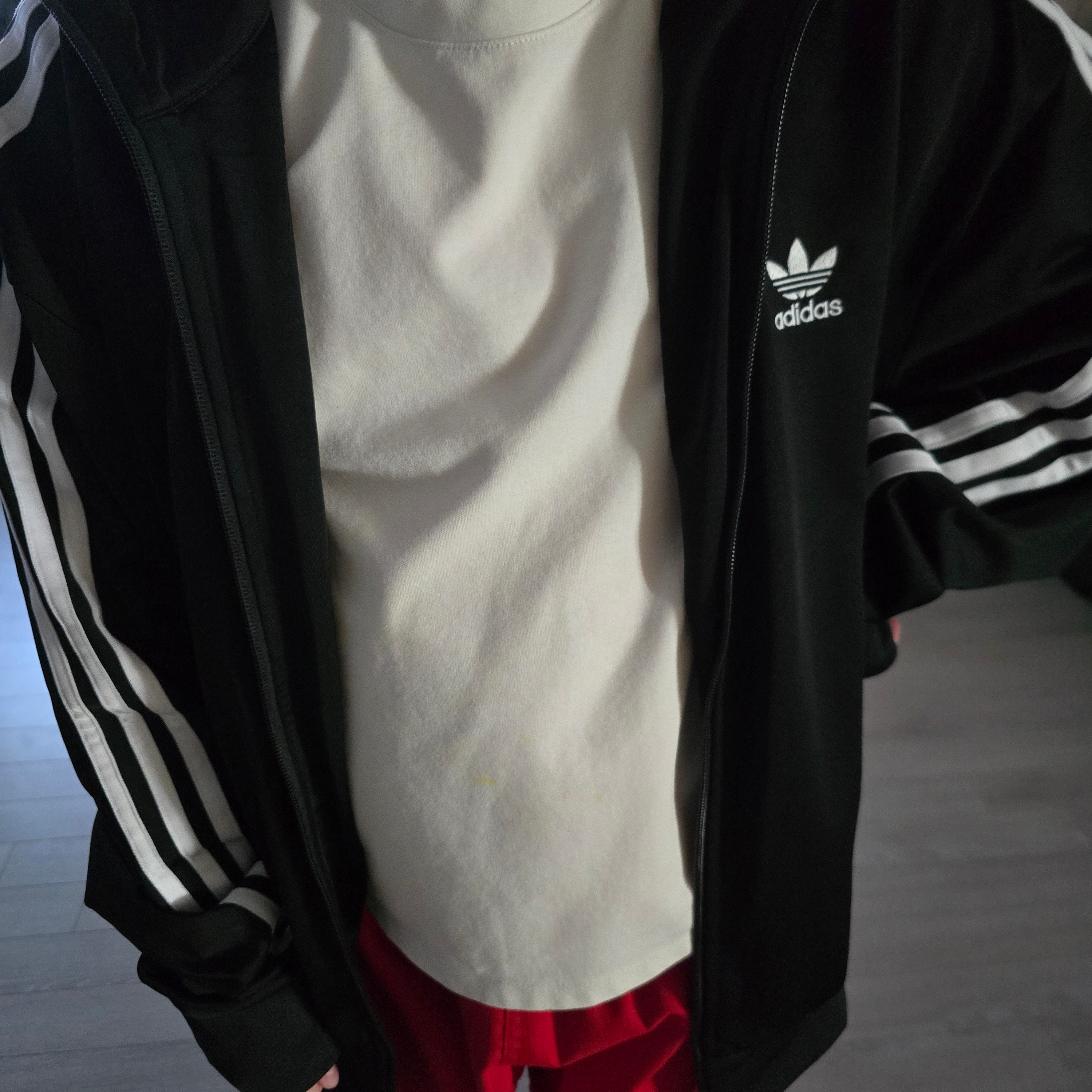 Adidas Adicolor Classics Firebird Track Top Black - KR Sizing 착용 스타일
