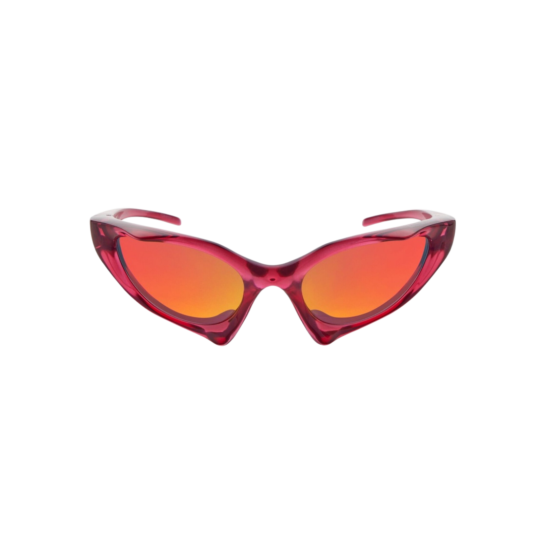 794303T00075730 Balenciaga Runner Cat Sunglasses Dark Pink - 대표 이미지 #1