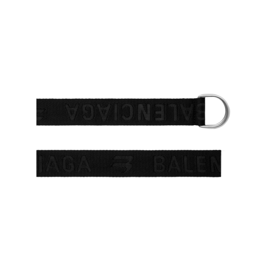 Balenciaga D Ring Belt Black