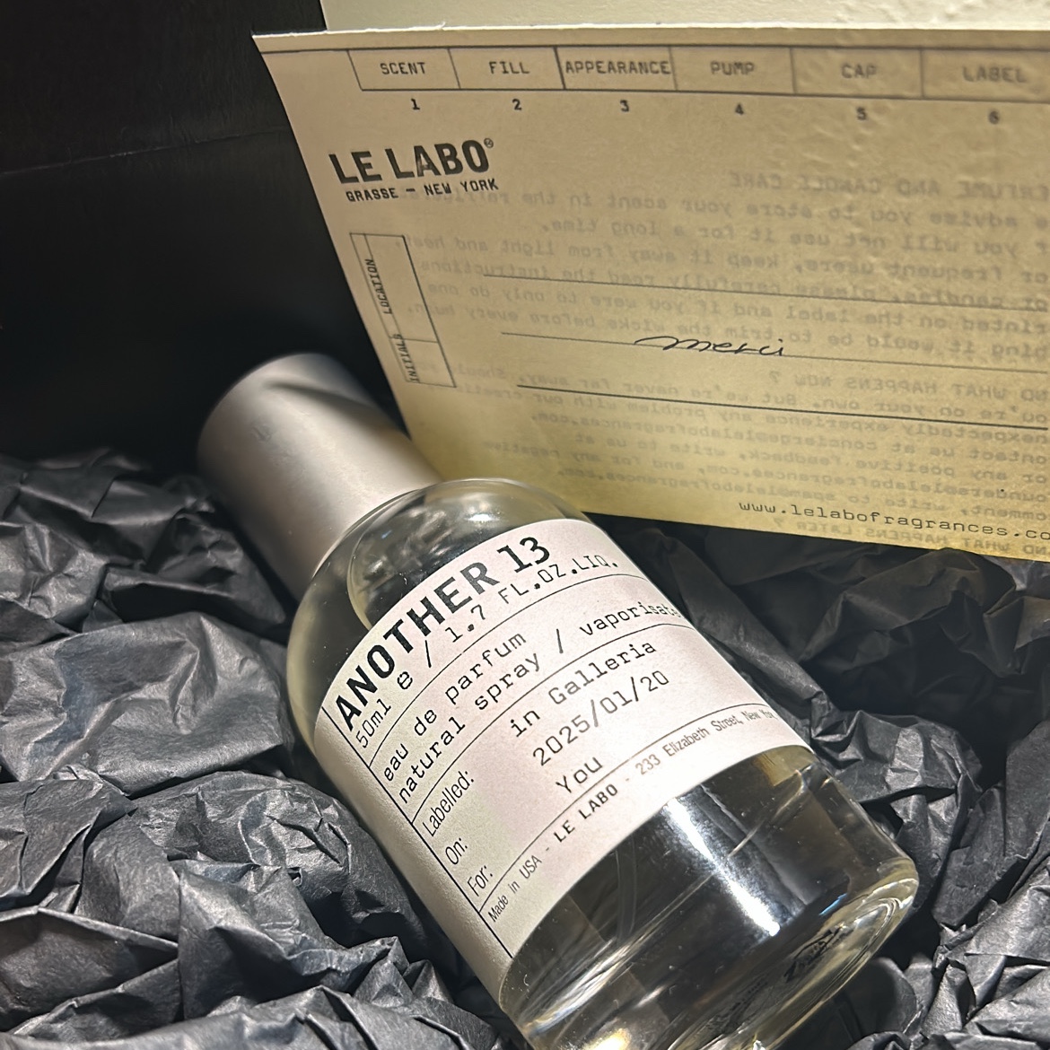 Le Labo Another 13 Eau De Parfum 50ml 착용 스타일