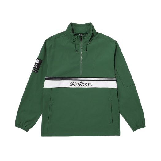 Malbon Golf Anorak Jacket Green