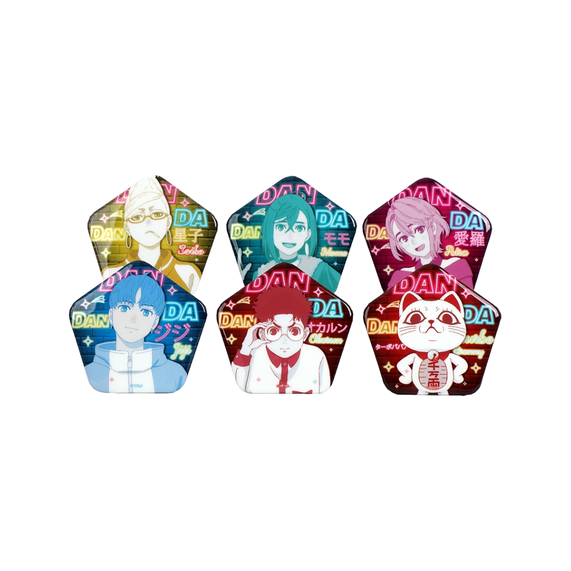 키쿠 단다단 야광뱃지 6종 랜덤팩 박스(KIKU Dandadan Luminous Badge 6 Kinds Random Pack Box)