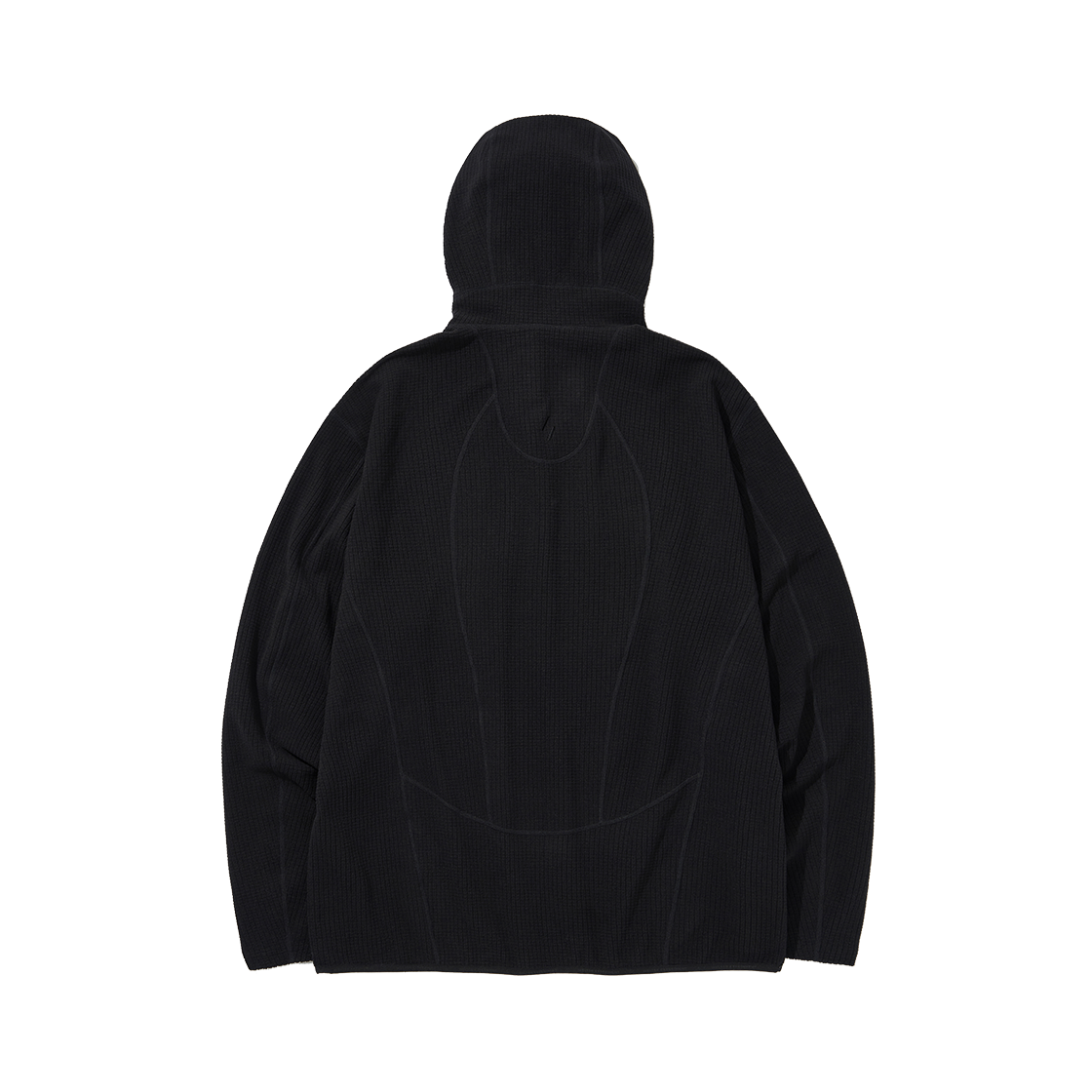 웰터 익스페리먼트 스퀘어 플리스 후드 풀오버 블랙(Welter Experiment Square Fleece Hood Pullover Black) - 2