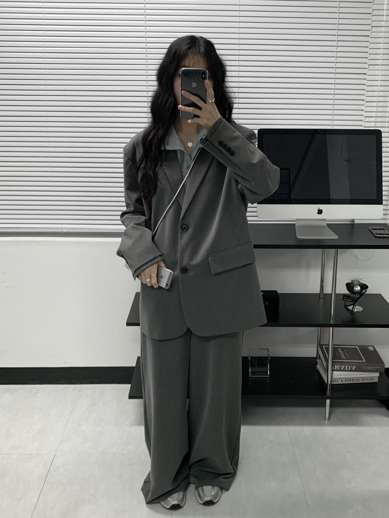 뉴발란스 530 스틸 그레이 착용 스타일 - 2