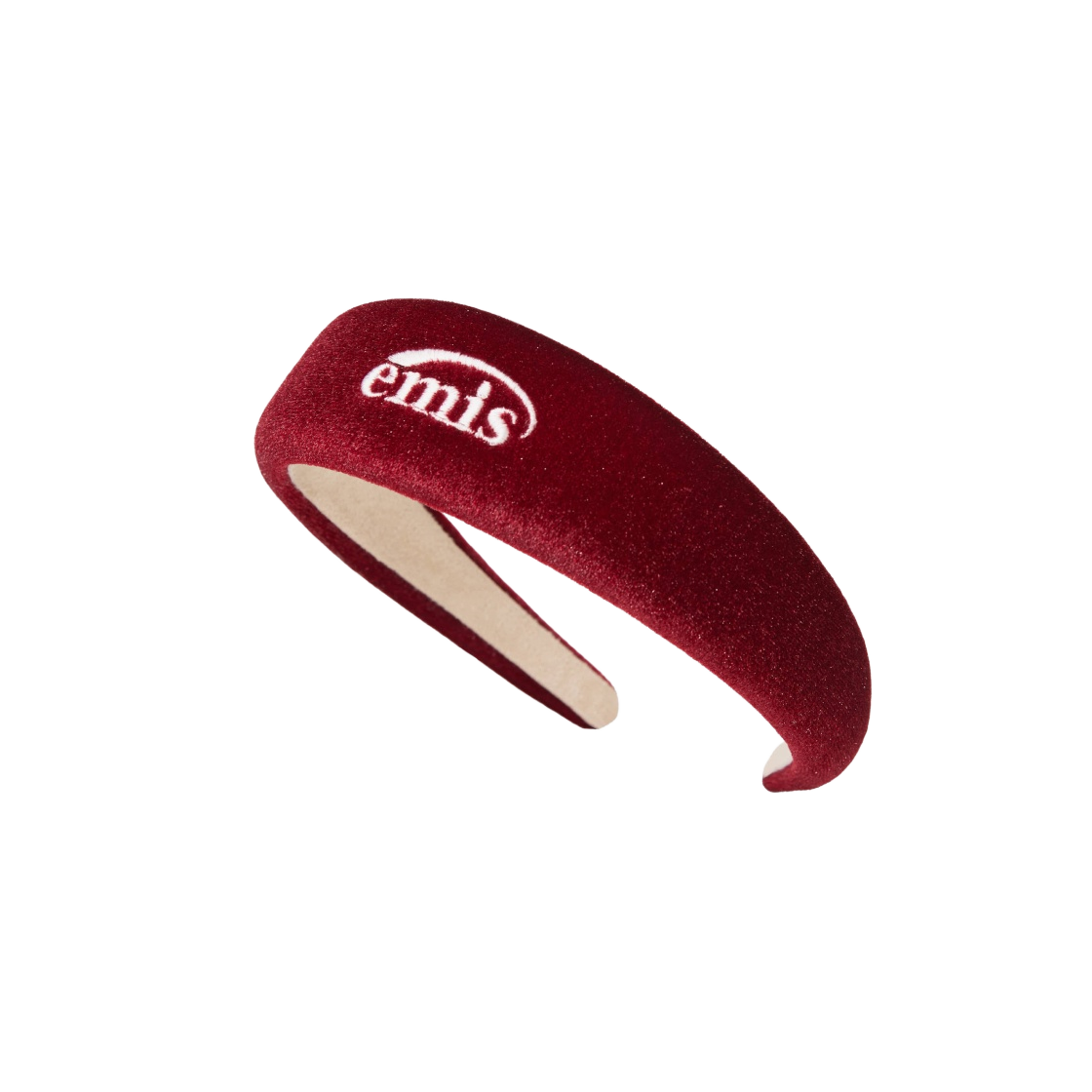 【emis】GLITTER VELVET HAIRBAND W) 이미스 글리터 벨벳 헤어밴드 레드 | Emis | KREAM