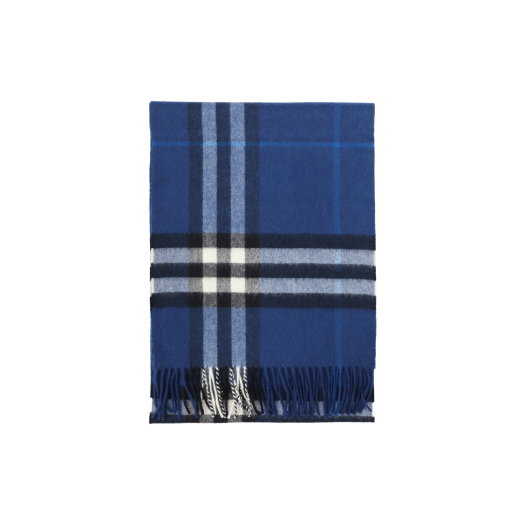 3994209 Burberry Muffler Cashmere Marine Blue
