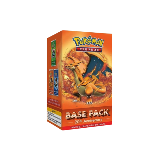 Pokemon Card Game Base Pack 20th Anniversary Mega Charizard Box (Pack of 20)