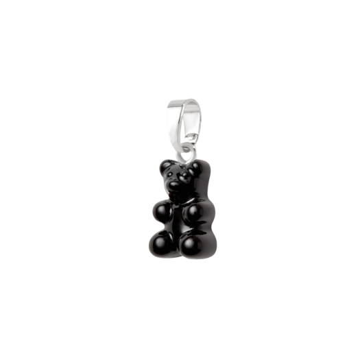 Crystal Haze Nostalgia Bear with Classic Connector Silver Black