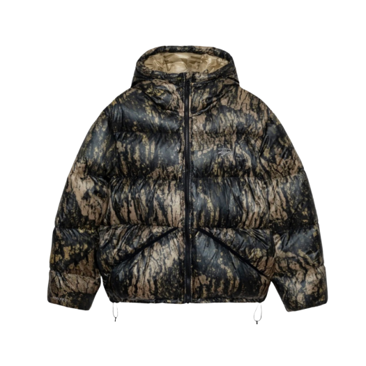 스투시 립스탑다운 퍼퍼 자켓 블랙 | Stussy | KREAM