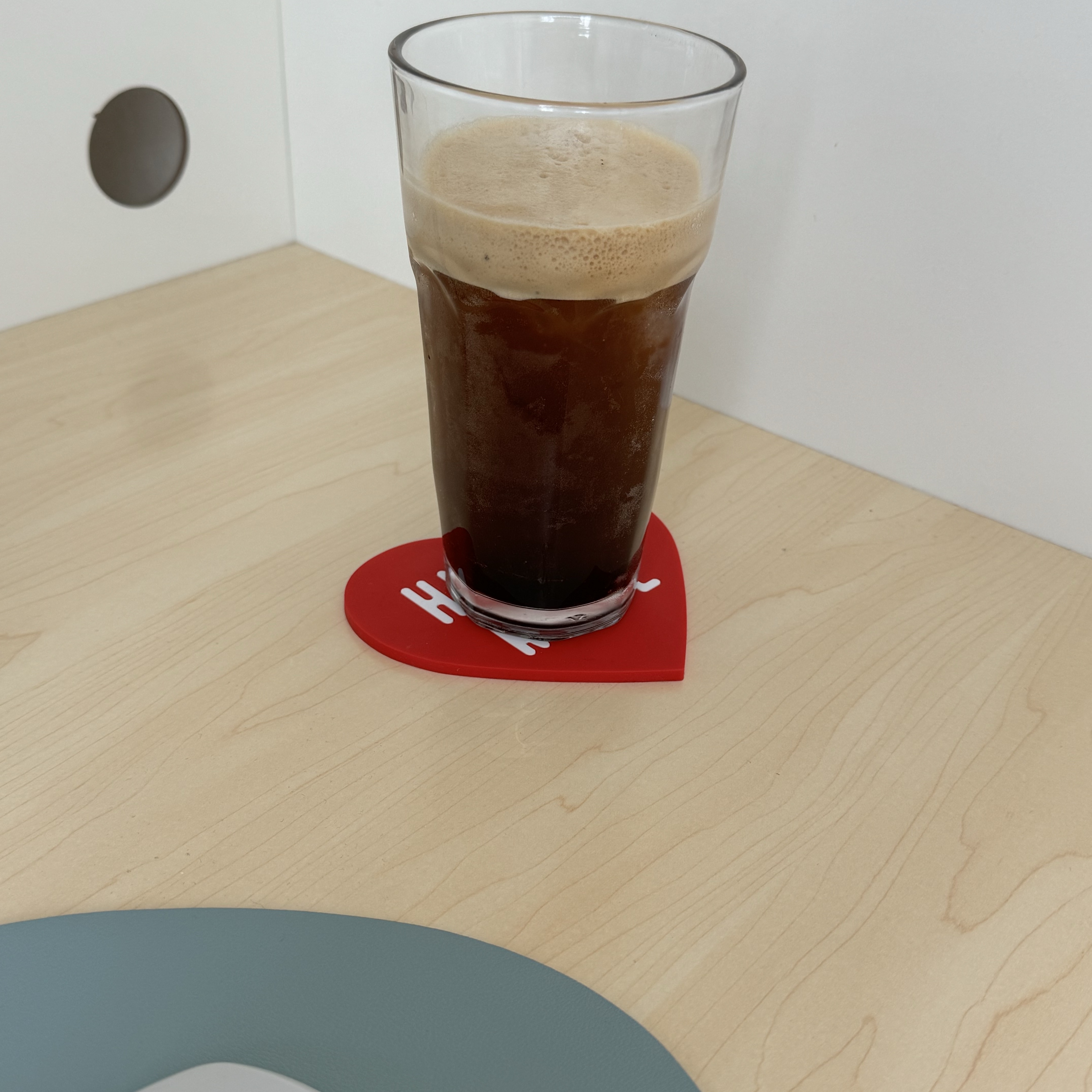 Human Made Heart Rubber Coaster Red 착용 스타일