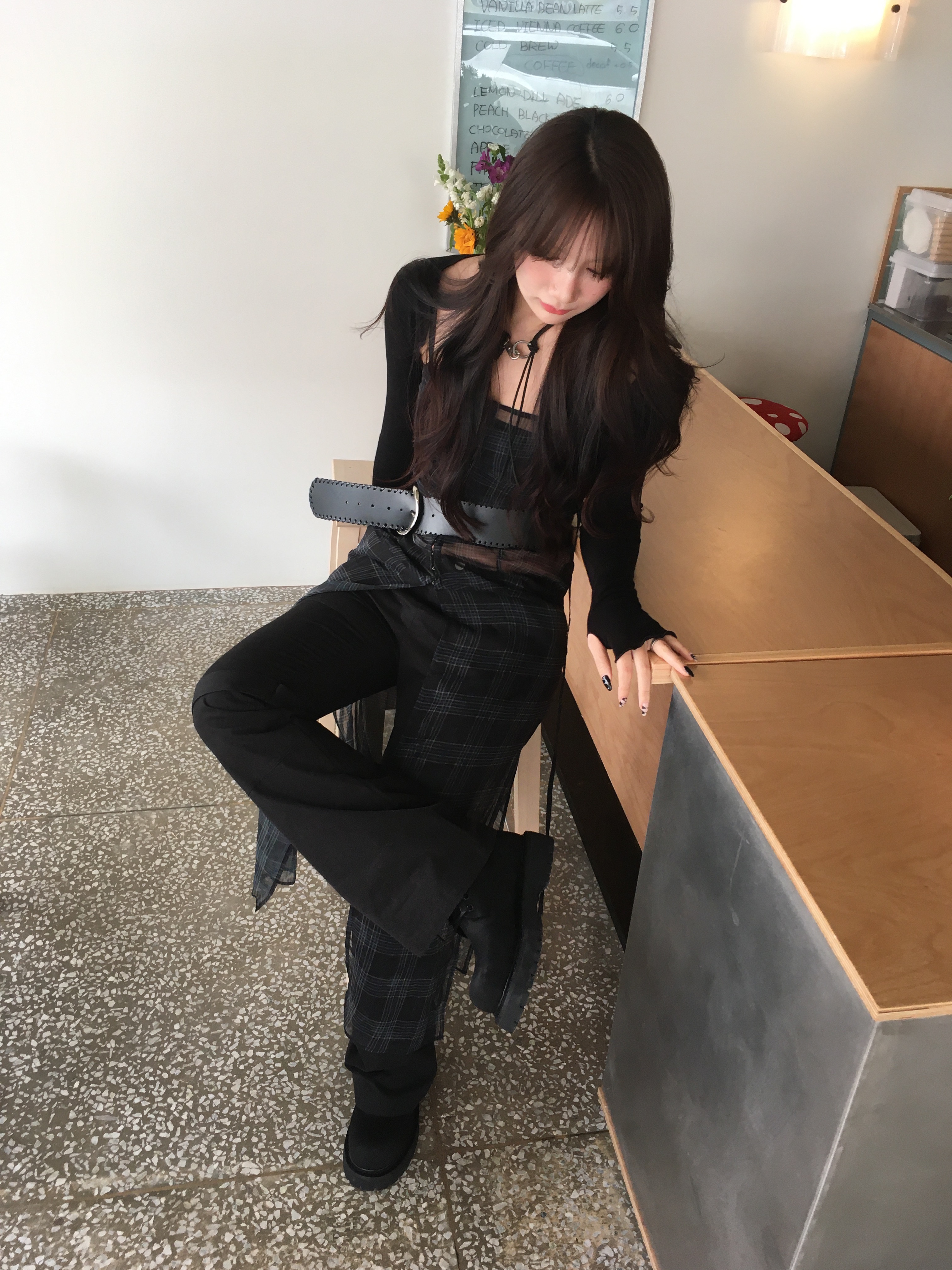 LOSTGARDEN Route Black 착용 스타일