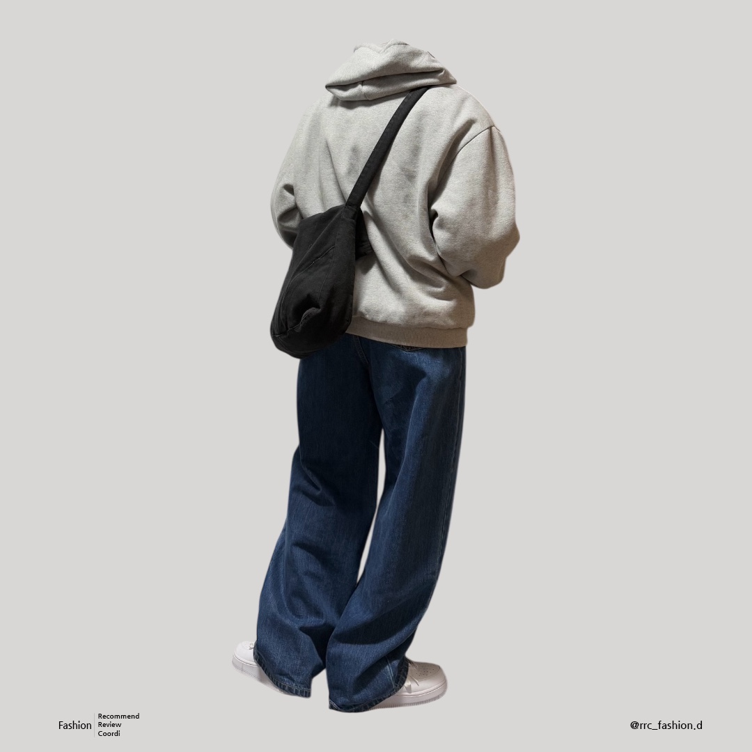 나이키 x 슈프림 에어포스 1 로우 화이트 착용 스타일 - 2