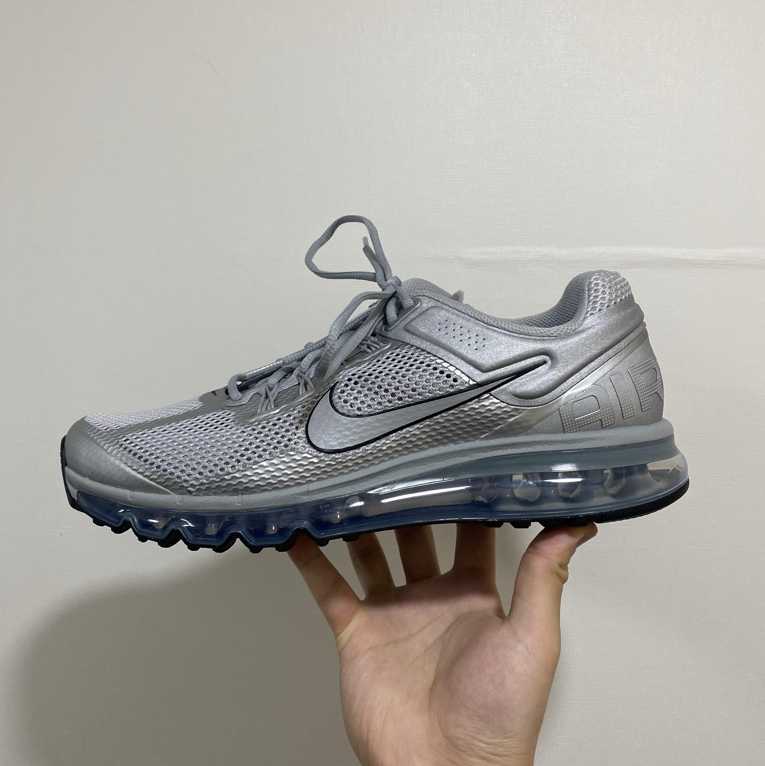 Nike Air Max 2013 Metallic Silver Flat Silver 착용 스타일 - 2