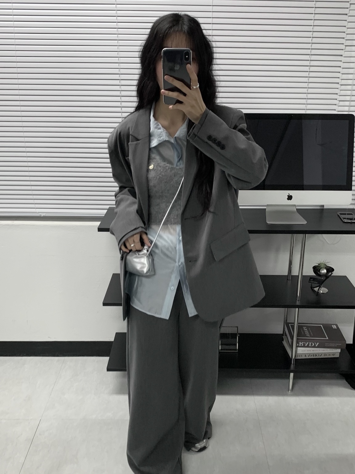 뉴발란스 530 스틸 그레이 착용 스타일 - 3