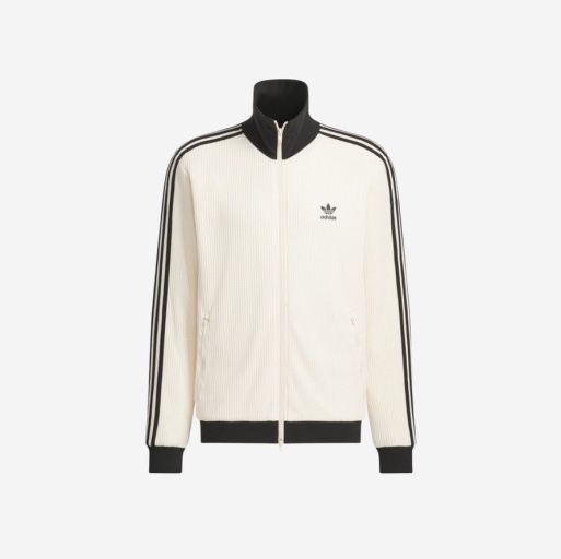 Adidas Waffle Beckenbauer Track Top Wonder White - KR Sizing 착용 스타일