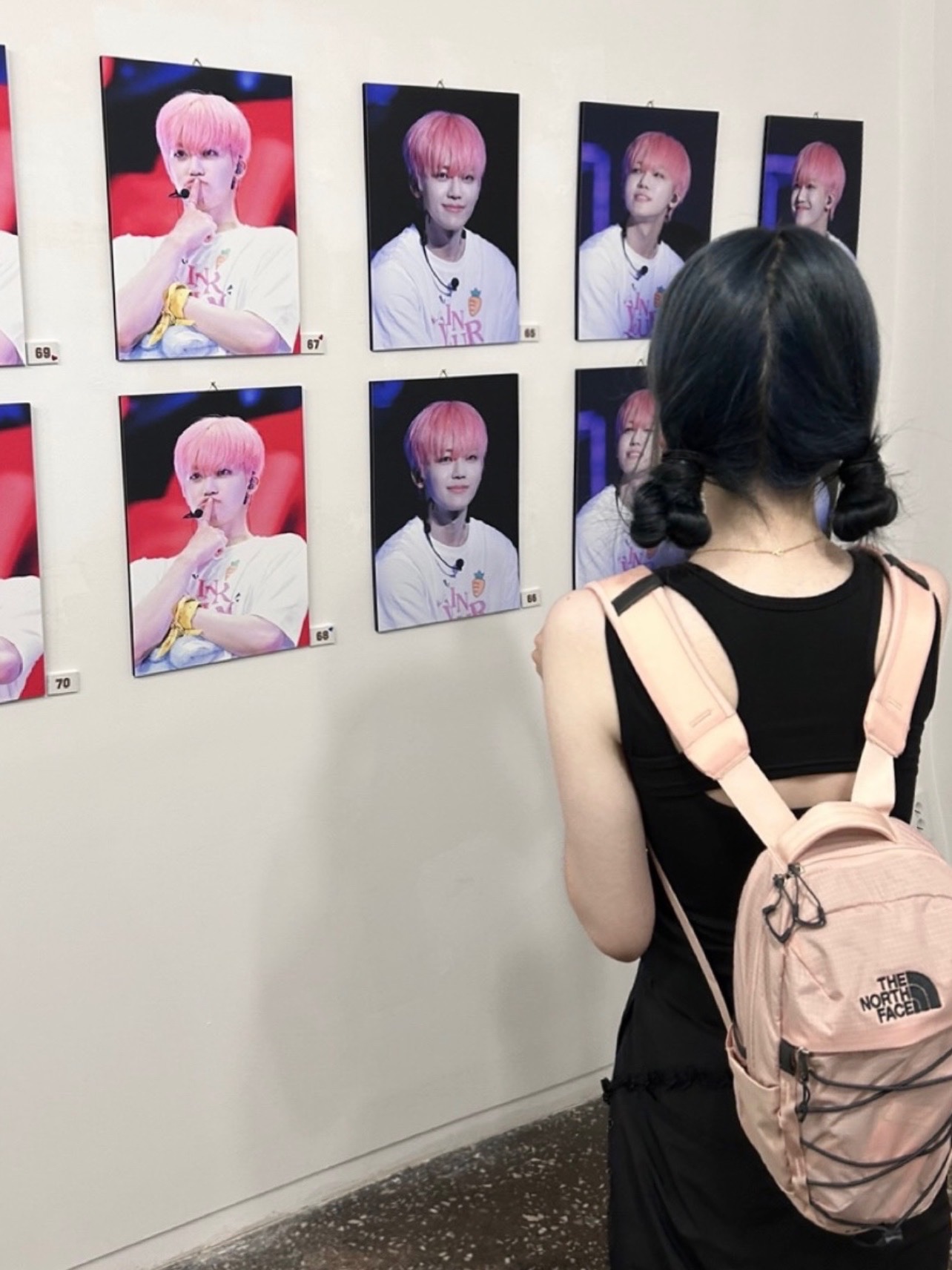 (W) Coyseio Lace String Pants Black, The North Face Borealis Mini Backpack Light Pink 착용 스타일 - 2