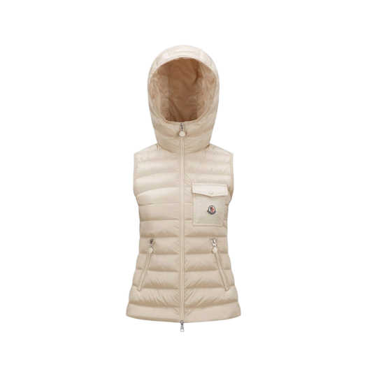 (W) Moncler Glygos Down Vest Light Beige - 23SS