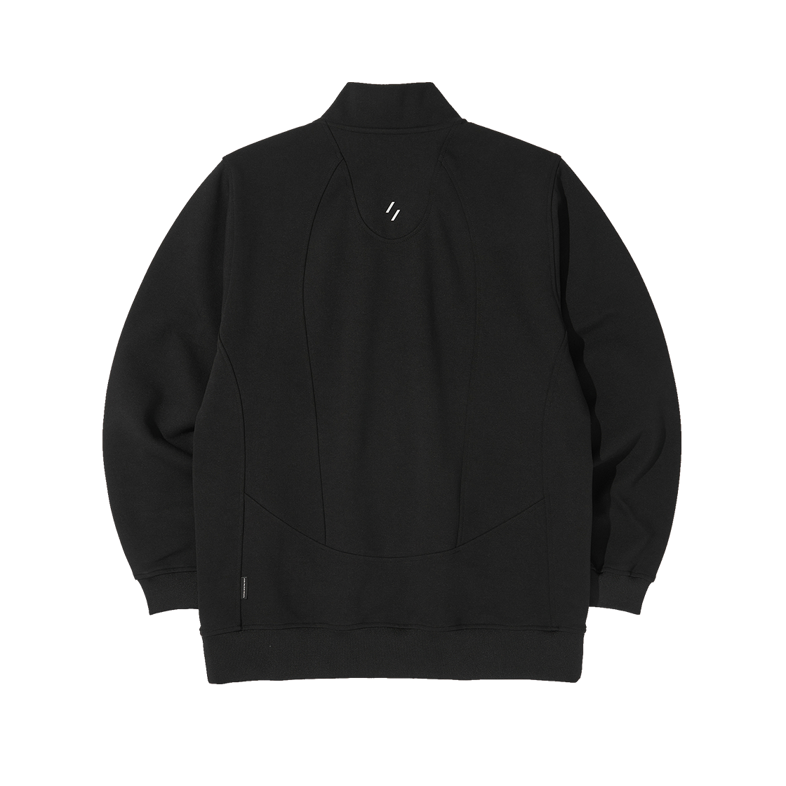 웰터 익스페리먼트 더블 하프 집 스웻셔츠 블랙(Welter Experiment Double Half Zip Sweatshirt Black) - 2