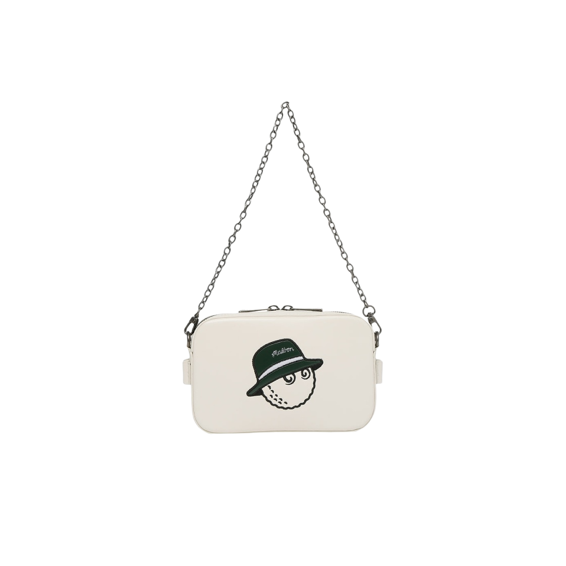 (W) 말본 골프 버킷 힙색 벨트 아이보리((W) Malbon Golf Buckets Hip Sack Belt Ivory) - 2