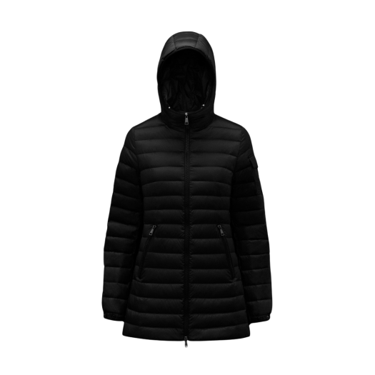 (W) Moncler Ments Long Down Jacket Black - 22SS