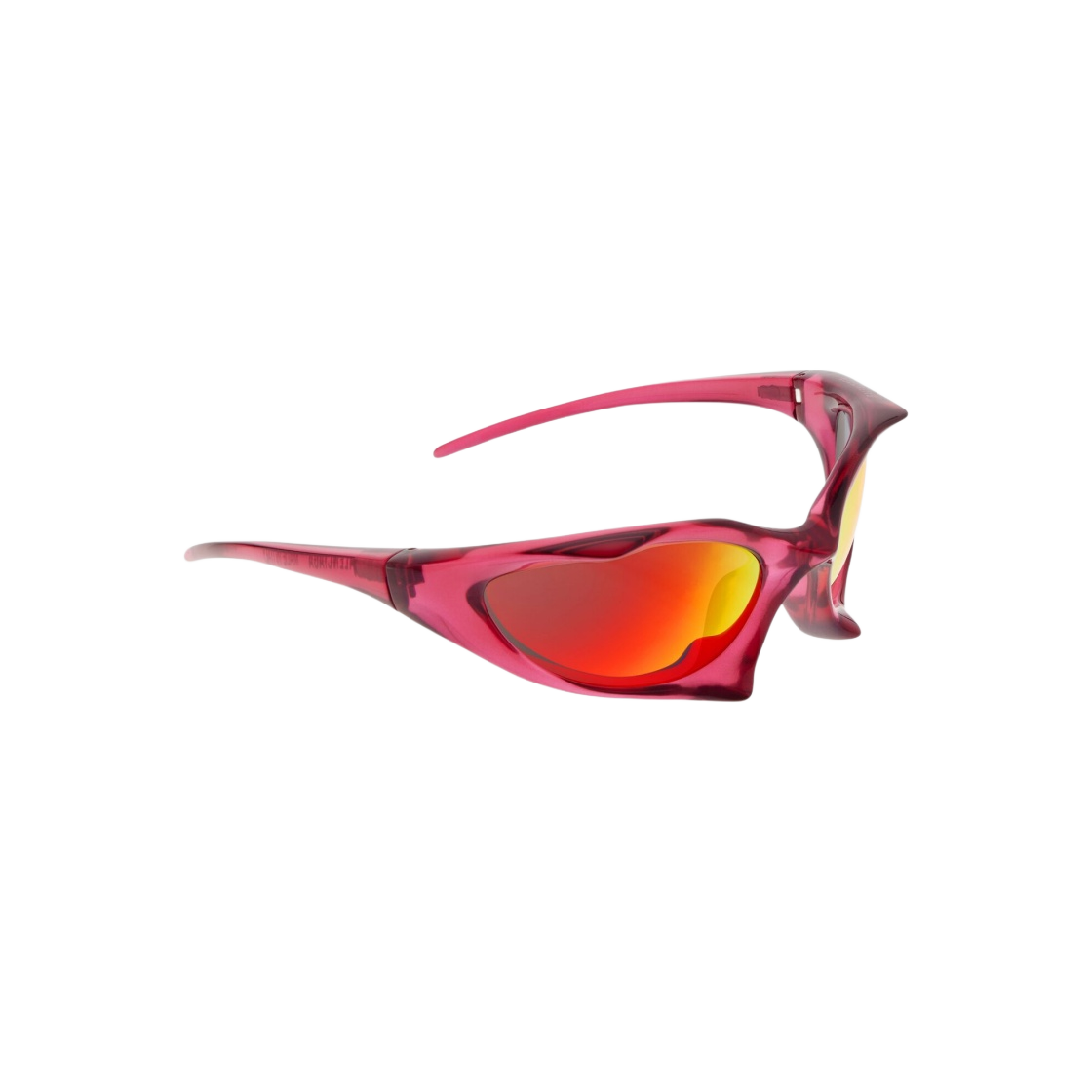 794303T00075730 Balenciaga Runner Cat Sunglasses Dark Pink - #3