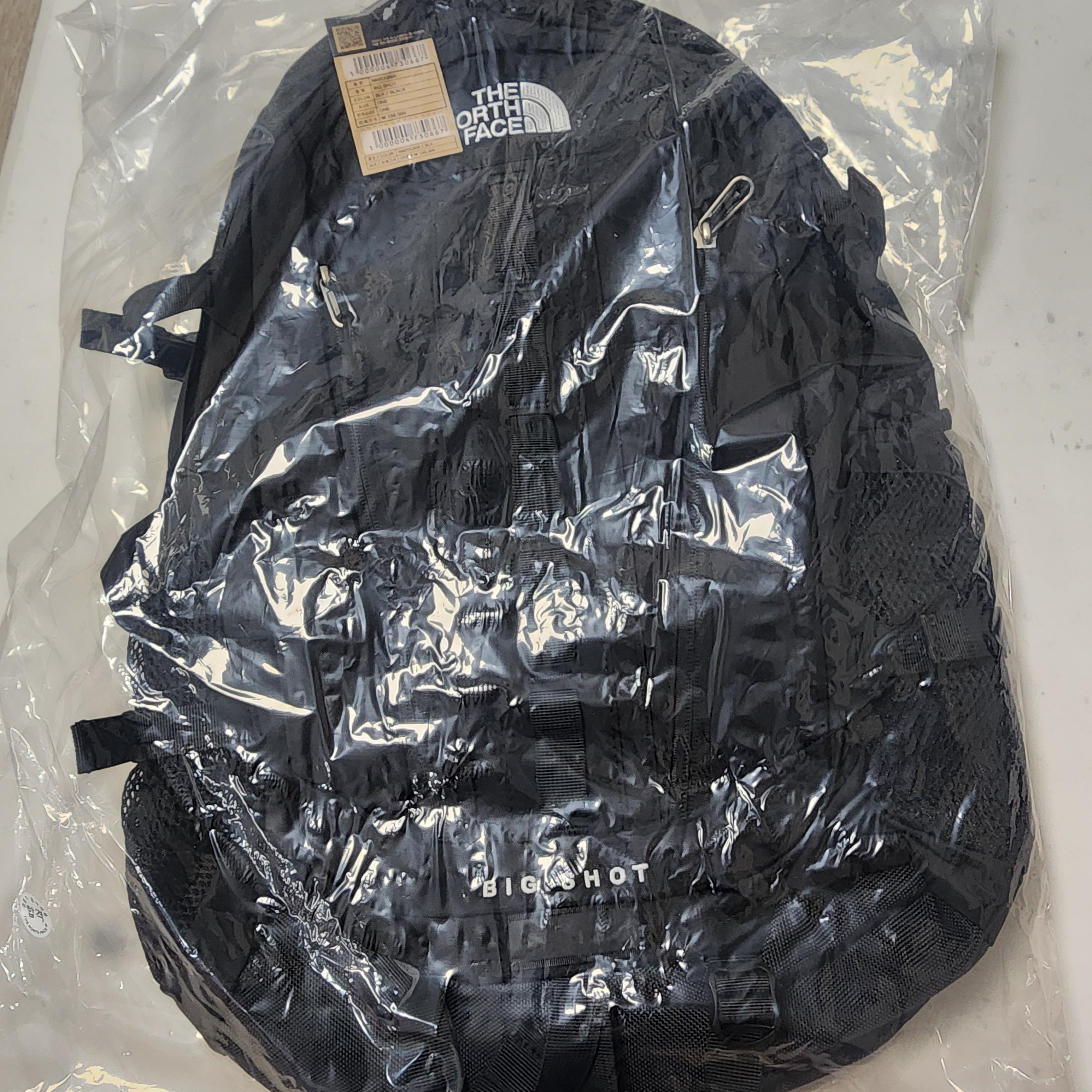 The North Face Big Shot Black 착용 스타일