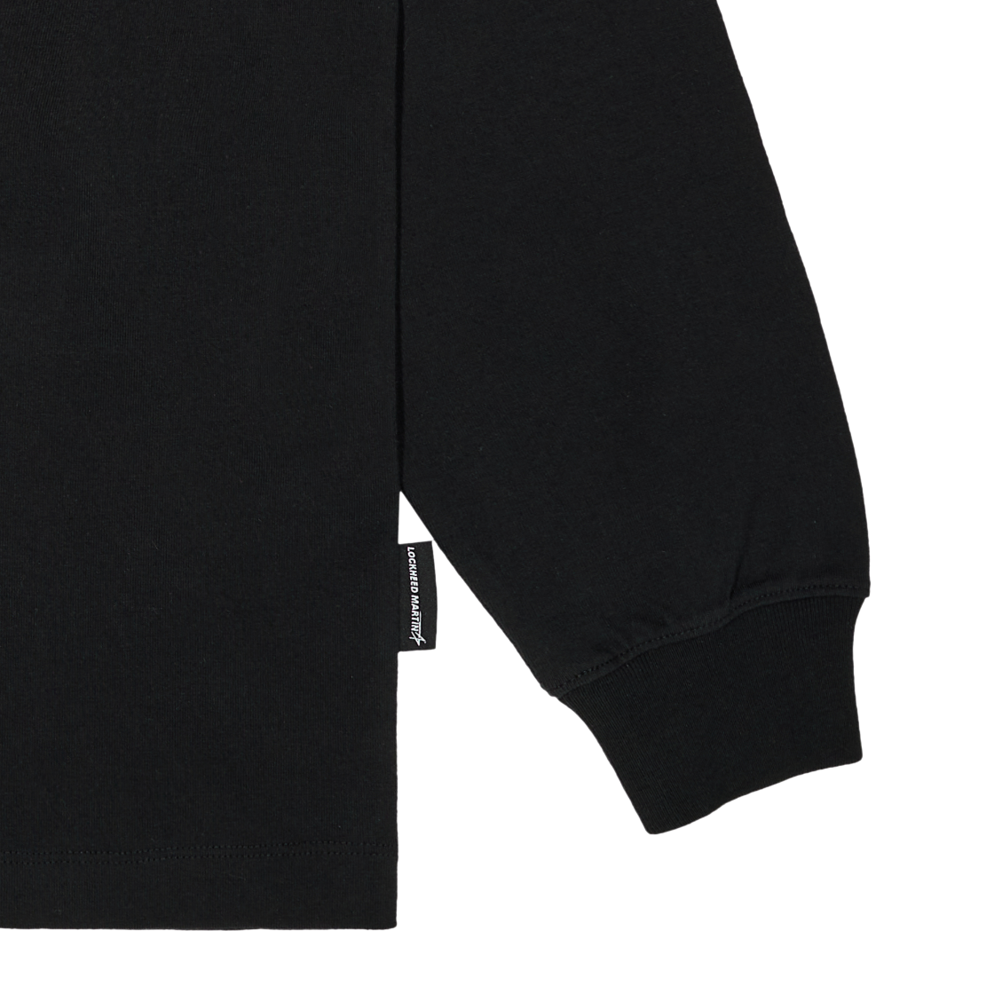 록히드마틴 슬리브 프린트 롱 티셔츠 블랙(LOCKHEED MARTIN Sleeve Print Long T-Shirt Black) - 4