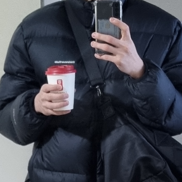 Thisisneverthat Pertex T Down Jacket Black 착용 스타일