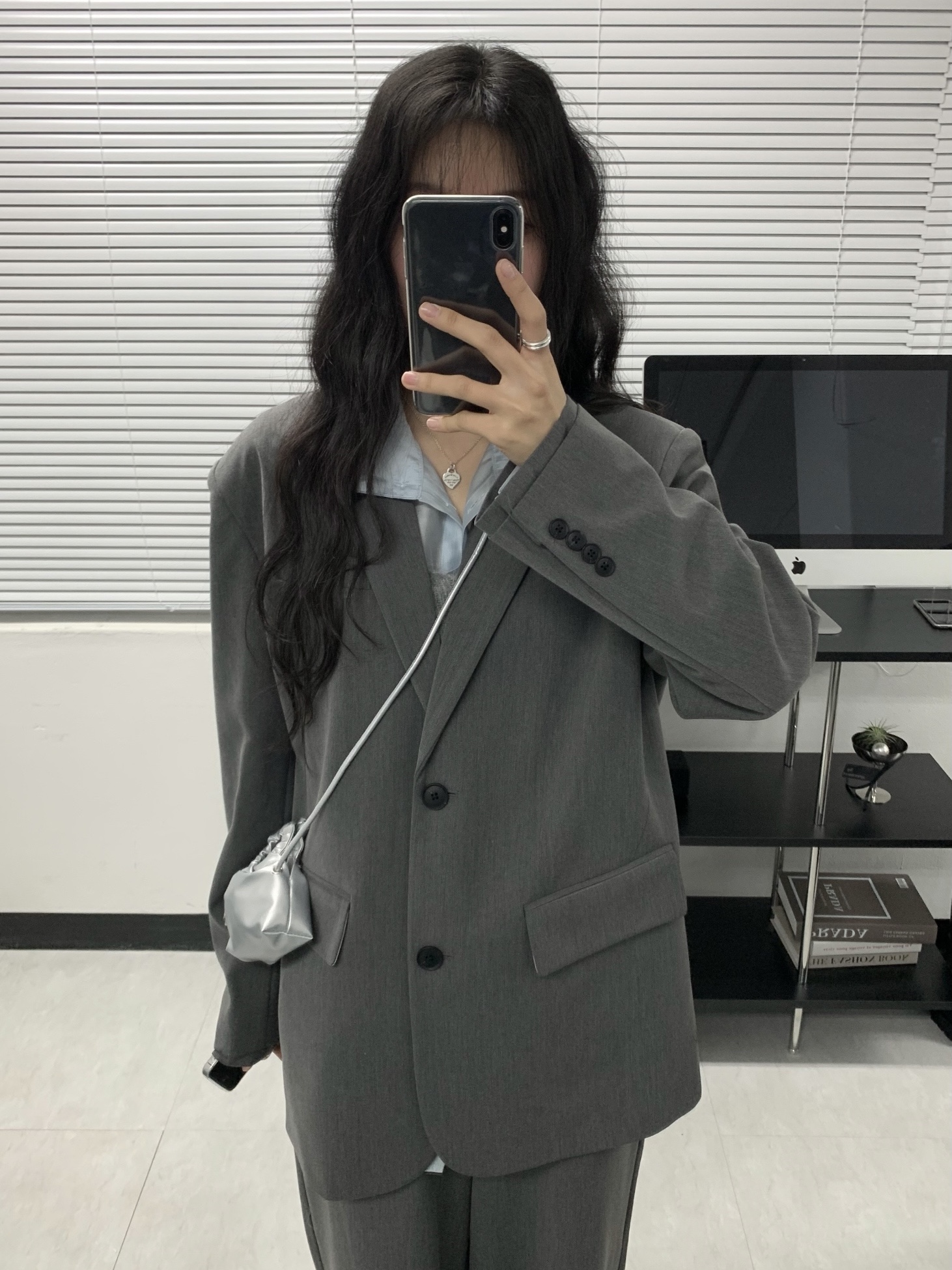 뉴발란스 530 스틸 그레이 착용 스타일 - 1