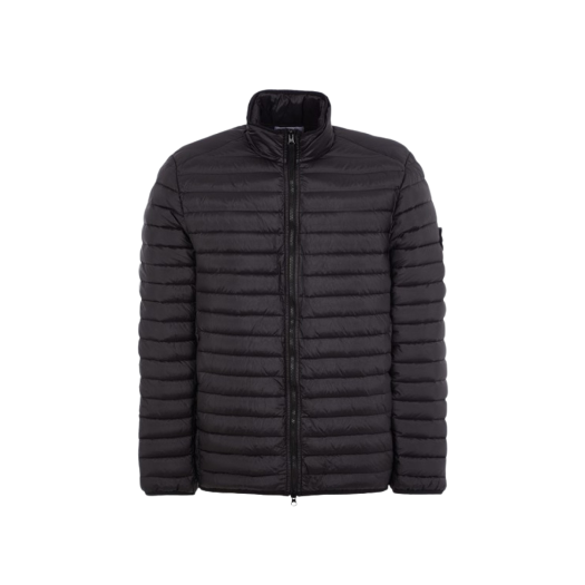 Stone Island 41524 Packable Loom Woven Chambers R-Nylon Down TC Jacket Black - 23SS
