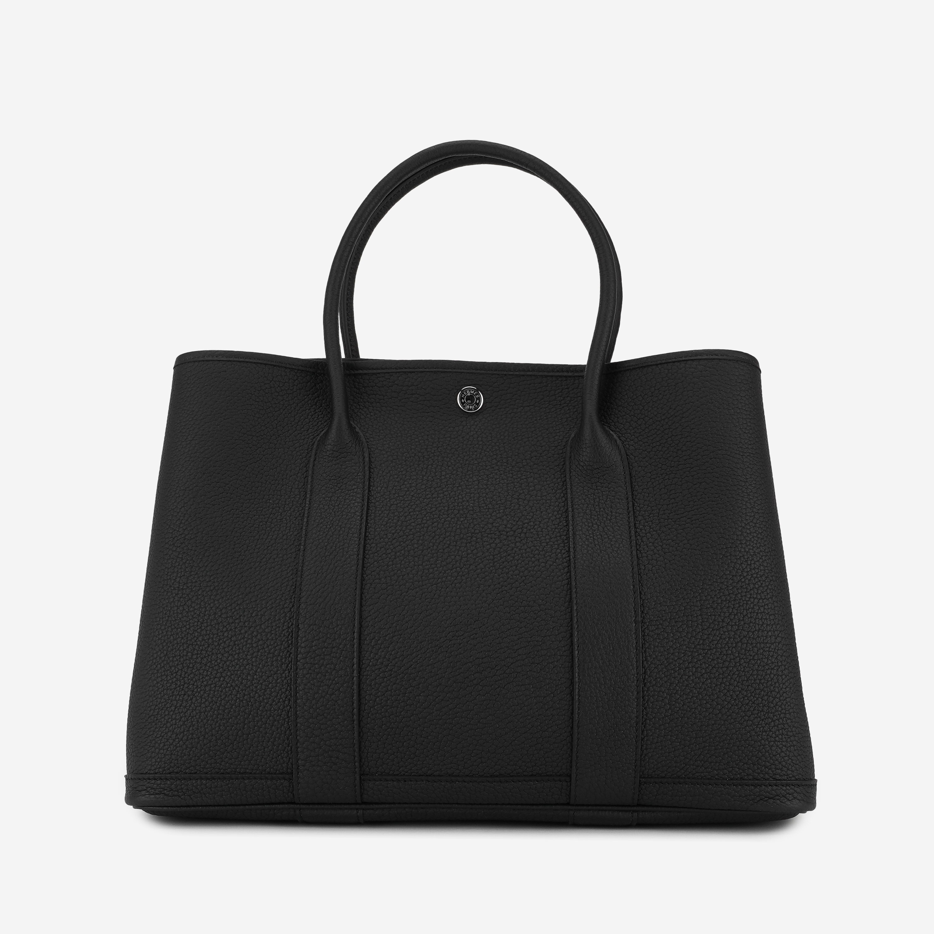 Hermes Garden Party 36 Bag Negonda & Palladium Noir