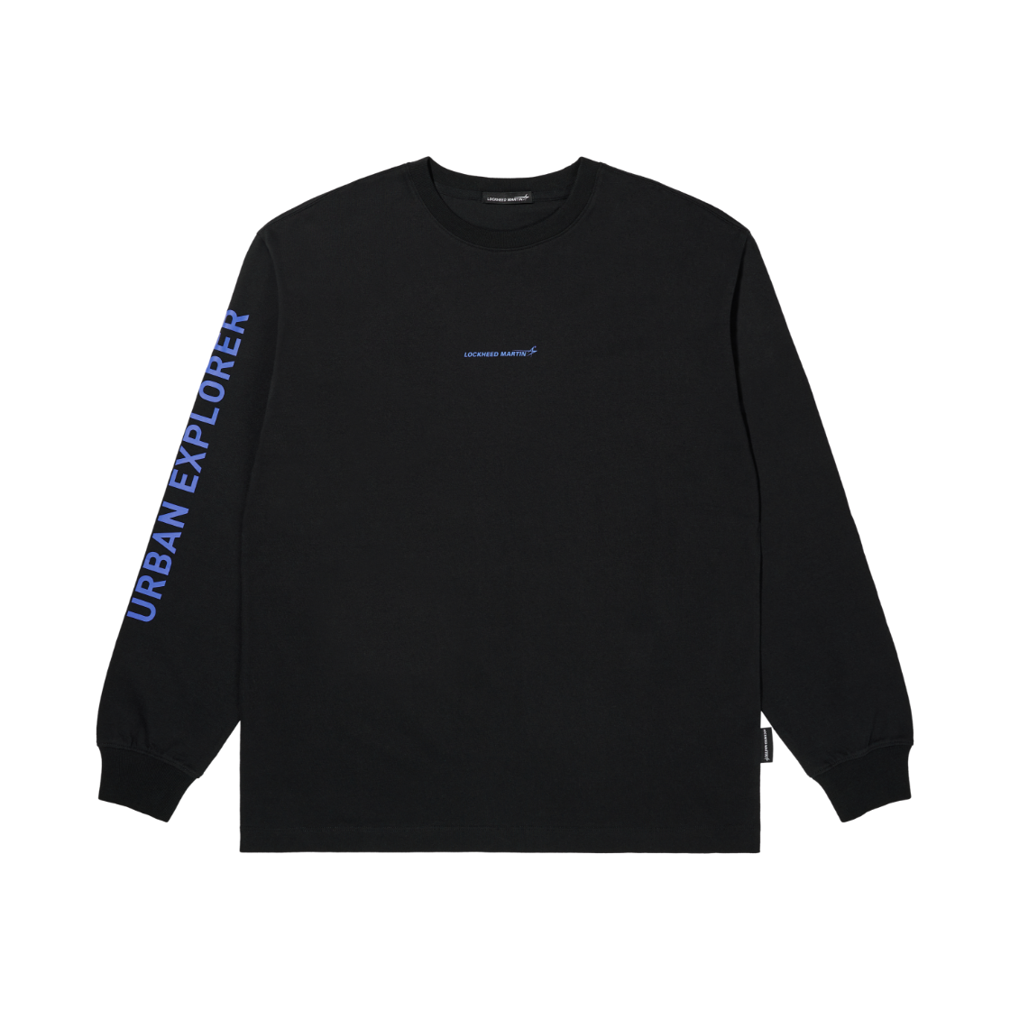 L31UTL020BLK LOCKHEED MARTIN Sleeve Print Long T-Shirt Black