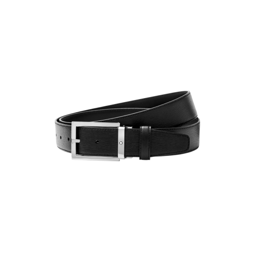 Montblanc Rectangular Buckle 35mm Bovine Leather Black