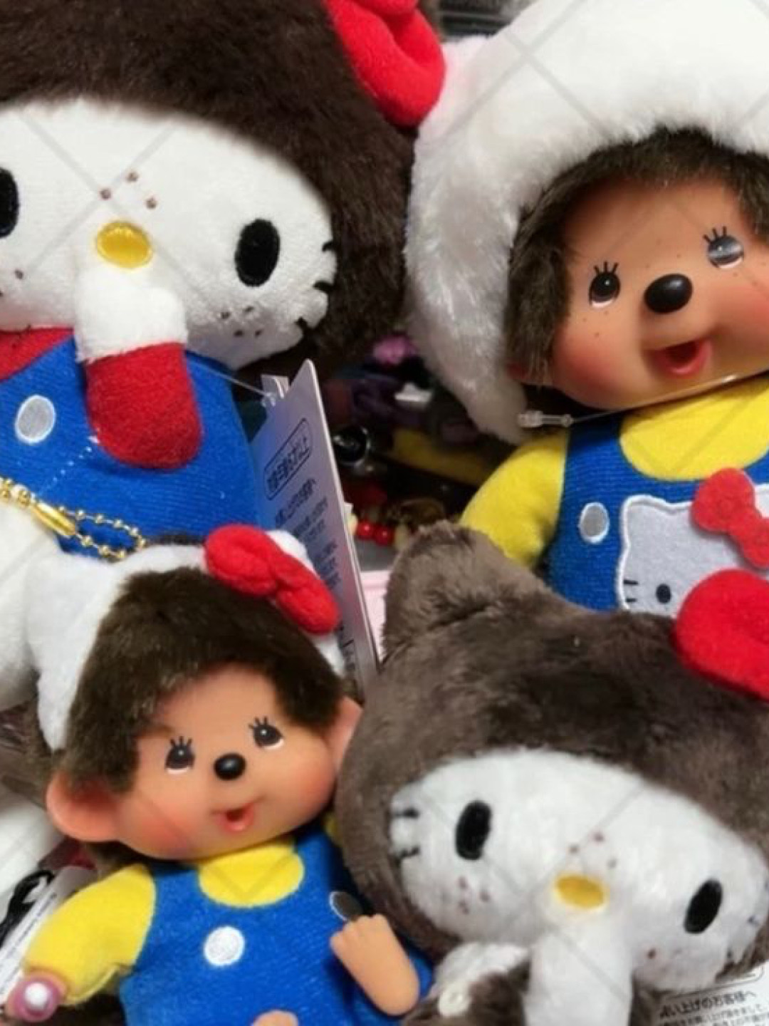 Monchhichi Colors Key Chain Blue, Monchhichi Colors Key Chain Mint Green 착용 스타일 - 7