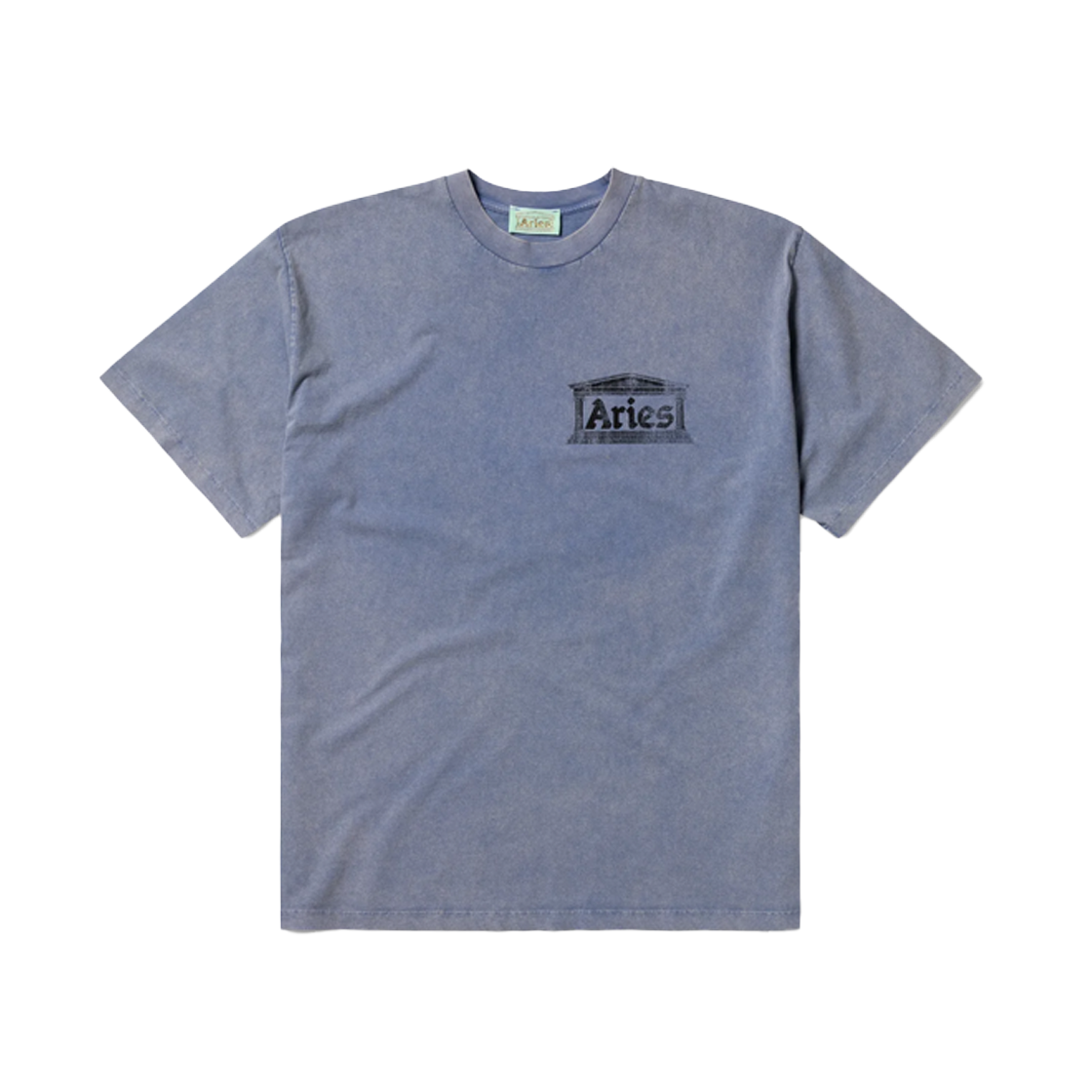 에리즈 얼라이즈 에이지드 앤션트 템플 숏슬리브 티 블루 - 25SS(Aries Aged Ancient Temple SS Tee Blue - 25SS)