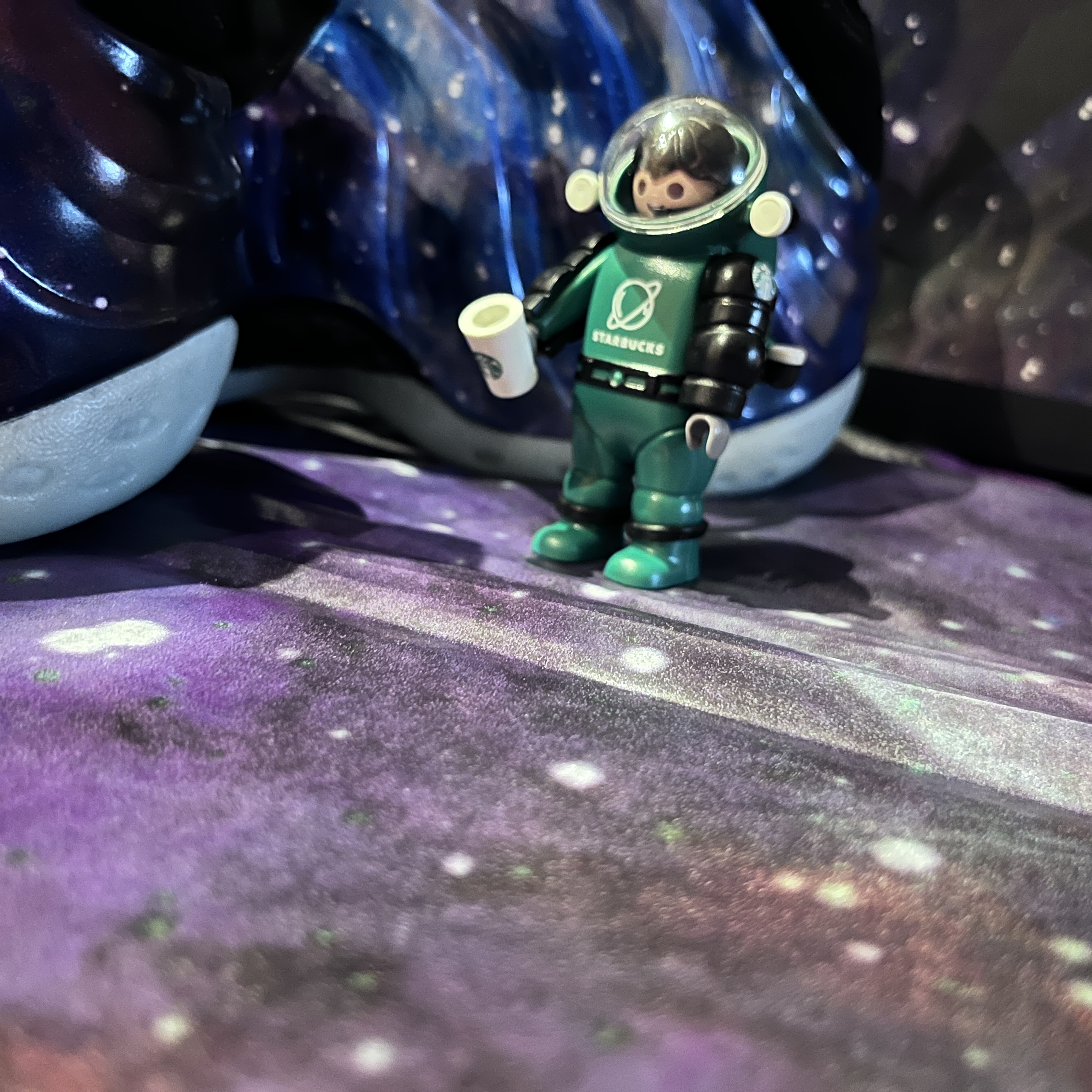 Nike Air Foamposite One Galaxy, Playmobil Starbucks Buddy Set (9 Pack) 착용 스타일 - 3