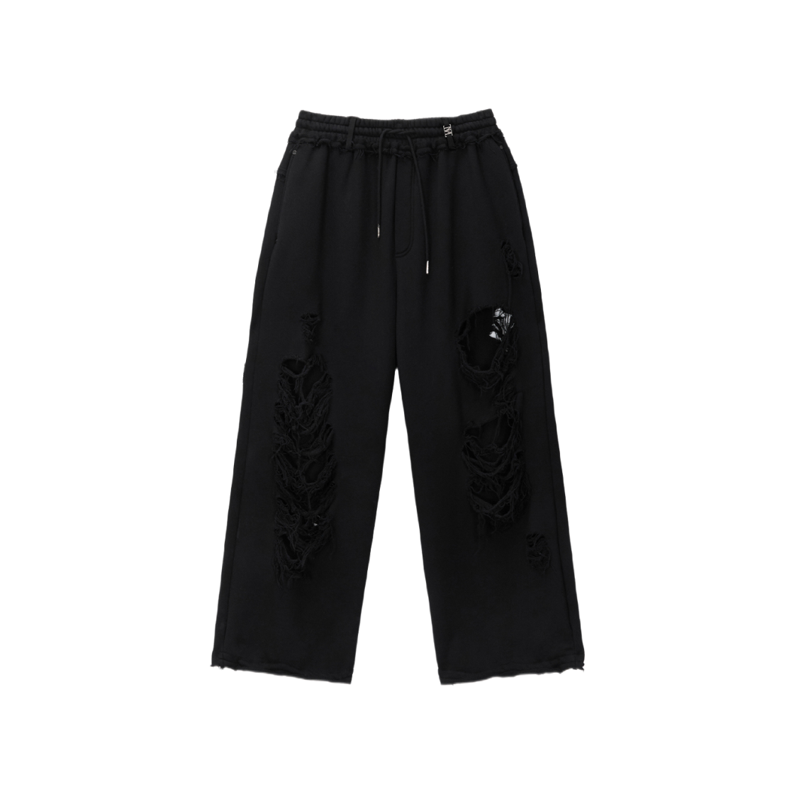 ★TREEMING BIRD★ Scratch Damage Wide Sweat Pants 4COLOR 韓国発☆Scratch Damage Wide Sweat Pants/全3色/TREEMINGBIRD