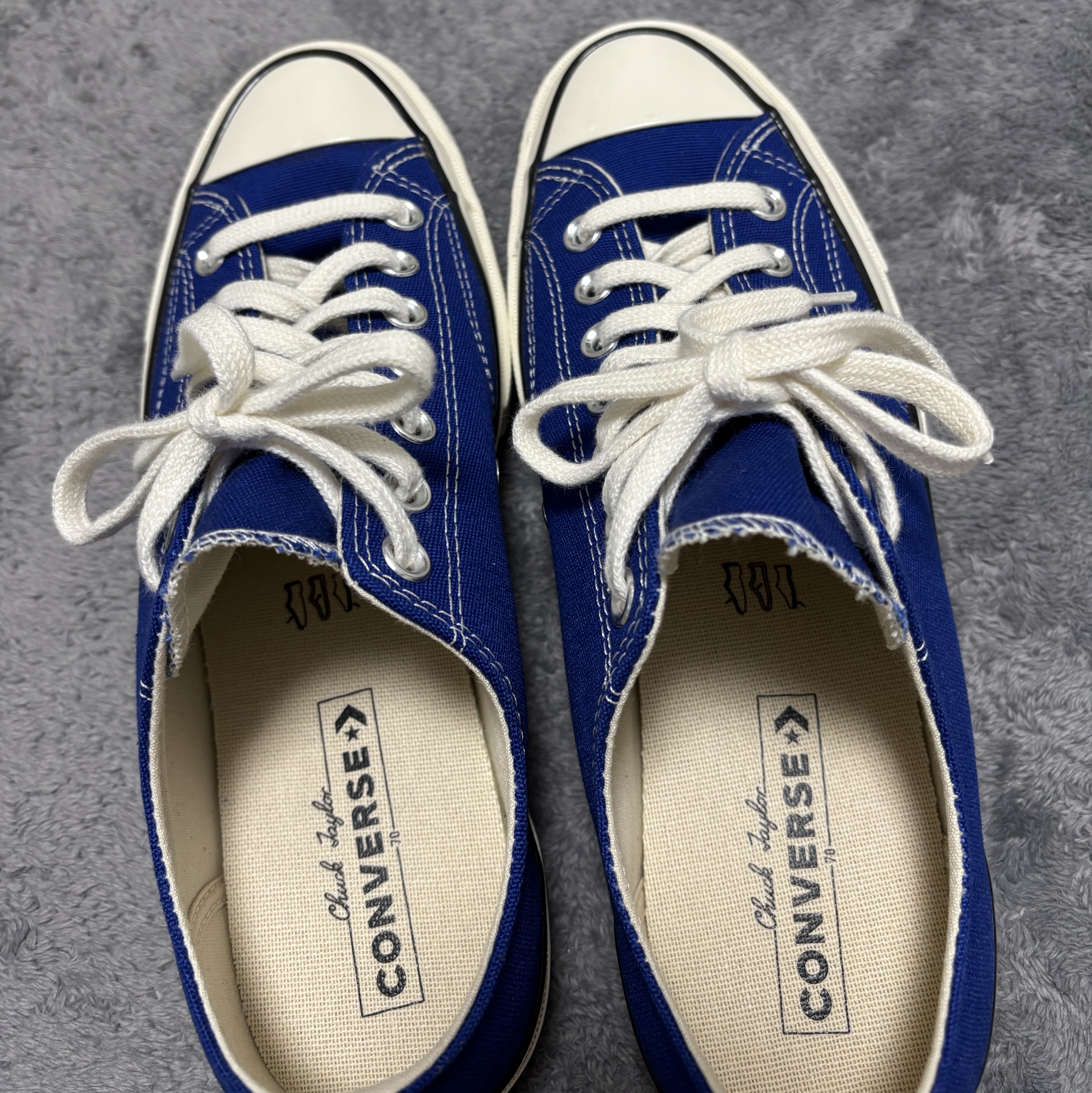 Converse Chuck 70 Ox Vintage Canvas Rush Blue 착용 스타일