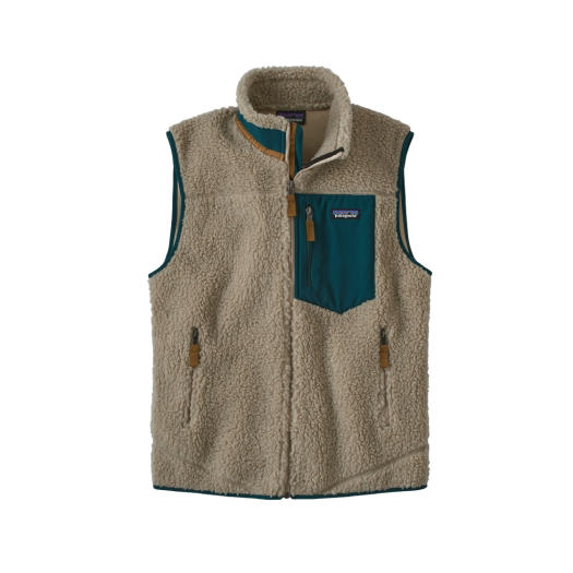 Patagonia Classic Retro-X Vest Pelican Dark Borealis Green