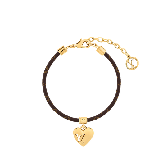 Louis Vuitton Blooming Heart Bracelet Monogram Gold
