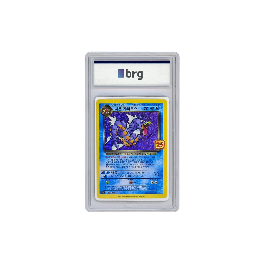 - Pokemon Card Game 25th Anniversary Promo Holo Dark Gyarados 2021 - 대표 이미지 #1
