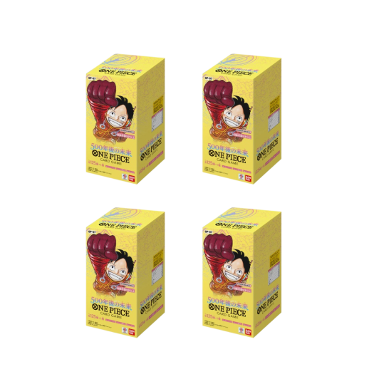 Bandai One Piece Card Game OP-07 500 Years In The Future Booster 4 Boxes (Total Pack of 96/Japanese Ver.)