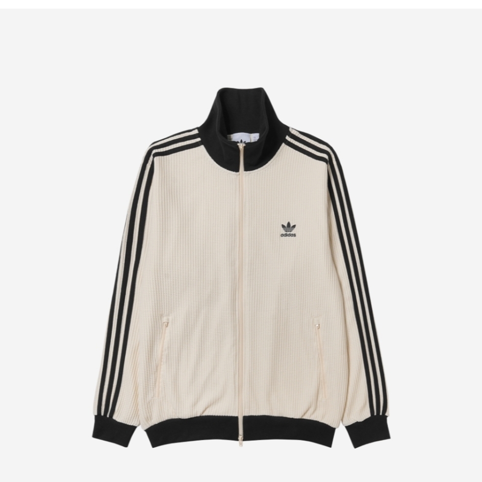 Adidas Waffle Beckenbauer Track Top Wonder White - KR Sizing 착용 스타일