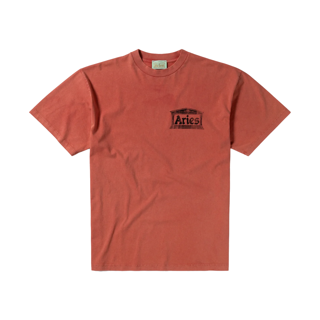 에리즈 얼라이즈 에이지드 앤션트 템플 숏슬리브 티 레드 - 25SS(Aries Aged Ancient Temple SS Tee Red - 25SS)