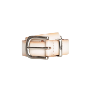 Stussy Metal S Tip Belt Bone